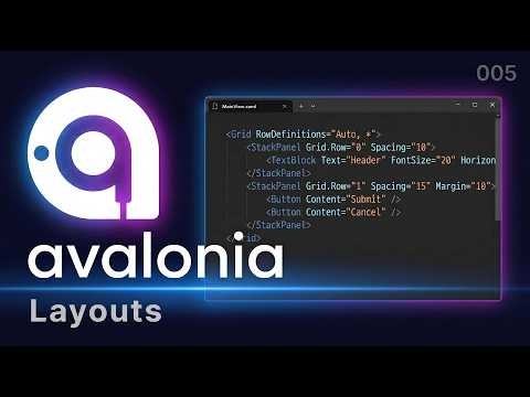 How to Build Layouts in Avalonia 12 — Rows, Columns & Spacing