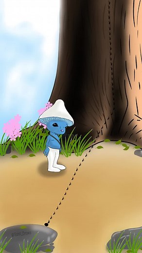 The Smurf Cat: A Black Feline Life Saver Animation