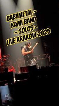 Babymetal - Kami Band - Solos - Live Krakow 2025