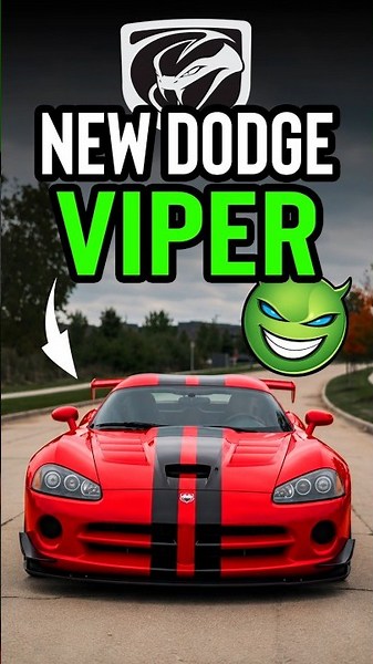 The Dodge Viper Might Finally Return