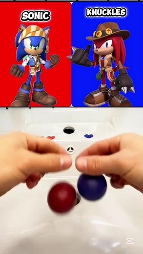 Cool Sonic 🔵 vs Knuckles 🔴 | Ultimate Power Battle ⚡🔥