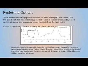 Giovanni Analysis Options Tutorial 3 - Area-Averaged Time Series