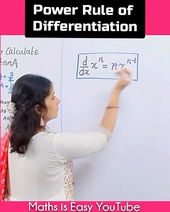 41K views · 2.2K reactions | Basic Differentiation Power rule of differentiation #shorts #mathskills #mathsisfun #explore #tricks #mathematics | Maths is easy | Facebook