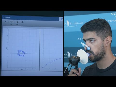 Enhance Respiratory Health: Spirometry Test with COSMED Quark PFT at Aspetar Hospital - Qatar