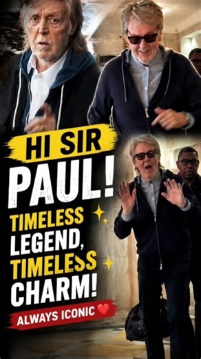 Hi Sir Paul! #paulmccartney # #thebeatles #musician #musiclegend