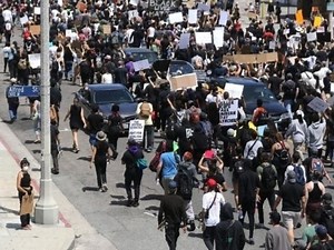 La Mesa Protesters Shut Down I-8 After Rally