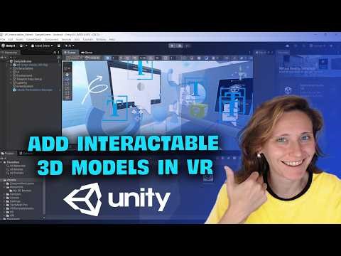 How to add an interactable 3D model to Unity's VR Template | Unity 6.5.4f1