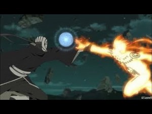 Naruto Rasengan Breaks Obito Mask [Kakashi Guy Naruto Vs Obito]
