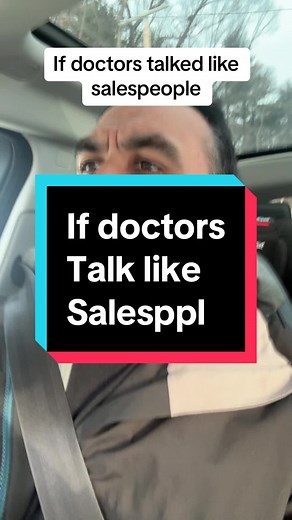 We should be like doctors #sales #salestips #salesrep #ae #sdr