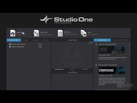 Studio One 5 101: Quick Start Guide - Creating a New Song File