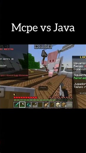 Mcpe vs Java edition🔥🤯#shorts #minecraft #minecraftshorts #fyp #viral #parati #pvp