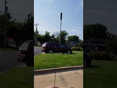 Tornado siren Pekin IL test Sept 3 2019 with DTMF activation tone