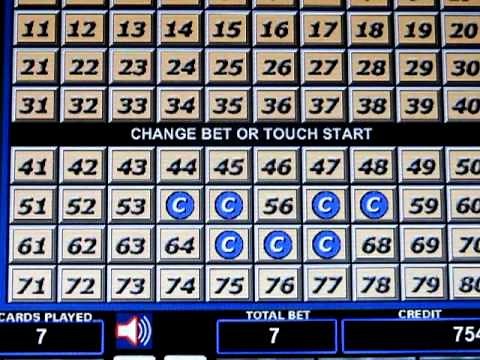 20 card keno pattern -win cash with very little money- from Multi Card Keno Club.com