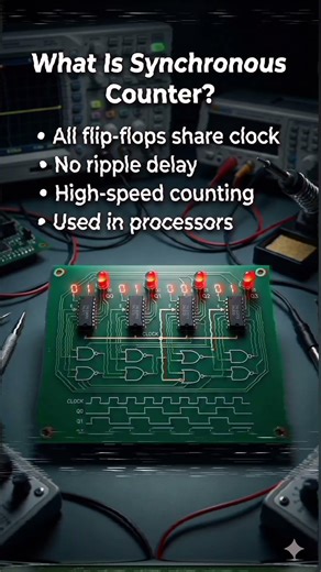 What Is Synchronous Counter?#education #engineering #counter #digitalelectronics #asynchronous