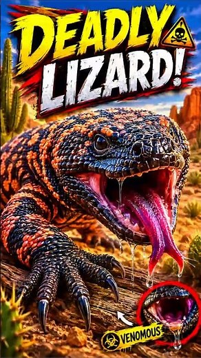 GIL MONSTER America’s DEADLY Venomous Lizard!