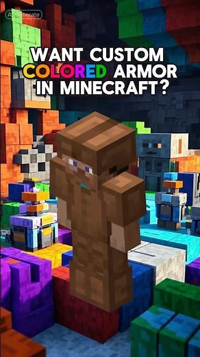 MINECRAFT HOW TO DYE ARMOR! 🔥