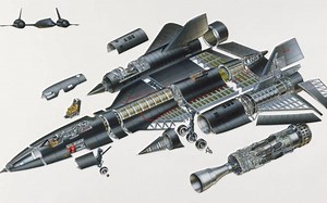 美国SR-71黑鸟侦察机介绍 工作原理3D 演示性能详解黑科技 飞得最快喷气式远程高空高速战略侦察机