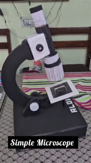 Hand made Simple Microscope #microscope #optics #shorts #viral