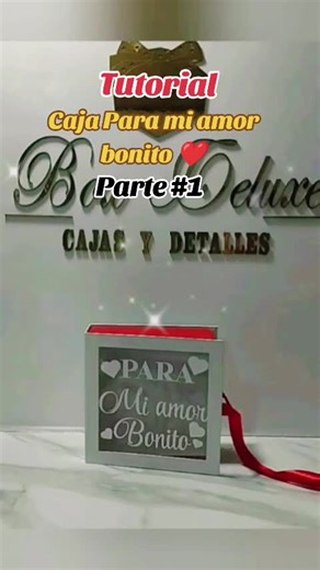 Tutorial caja Para mí amor bonito❤️#tutorial #cajas #papeles #carton #fypシ゚ #emprendimiento #ecuador🇪🇨 #creativos #tutoriales #teenseño #box