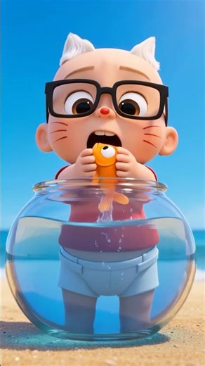 Baby's kindness 💗🎣