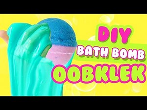 COOLEST DIY Bath Bomb Slime with Ooblek Recipe ♡ 10 Days of Slime! ♡ How to Make Homemade Slime