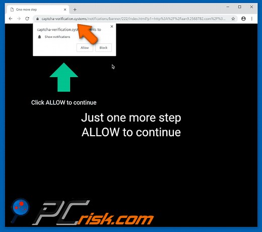 Captcha-verification.systems POP-UP Redirect
