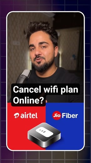 How to cancel Jio Airtel Fiber Connection