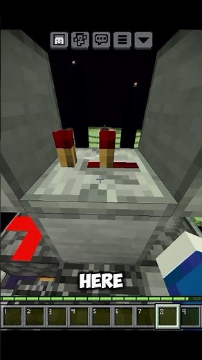 HOW TO MAKE A SAND DUPER IN MINECRAFT BEDROCK EDITION #shorts