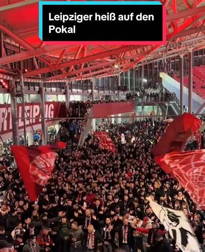 Bereit für den Pokal: Die RB Leipzig Fans