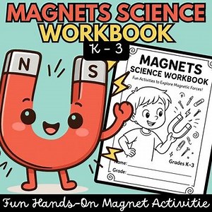 Magnetism Worksheets and Activities for K–3 | Magnetic vs Non-Magnetic, STEM