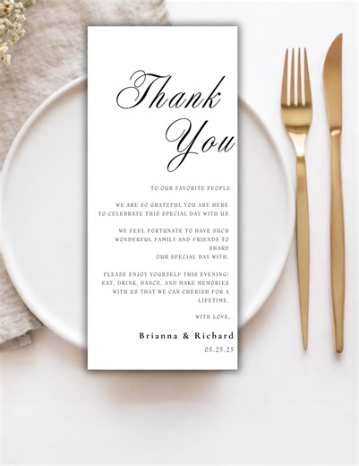 PRINTED Thank You Cards-custom! - Etsy