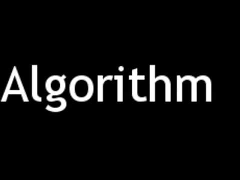 How to Pronounce Algorithm