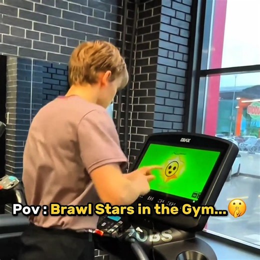 Brawl Stars in the Gym☠️🔥 #brawlstars #supercell #viral #crazy #fyp