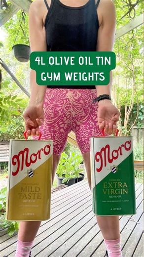 Who needs dumbbells when you bulk buy olive oil? . . . Turns out 4 litres of Moro extra virgin olive oil isn’t just good for cooking — it’s a full-body workout, whether you’re lifting in the kitchen or at the gym. #oliveoil #fitness #gym #weights #relatable | Moro Olive Oil