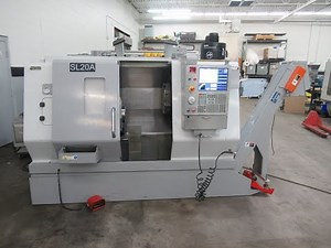 Haas SL-20 2-Axis CNC Turning Center with Tailstock, Tool Presetter, Parts Catcher & Chip Conveyor
