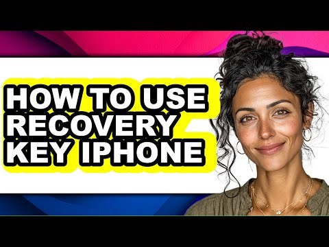 How to Use Recovery Key Iphone (easy Method)