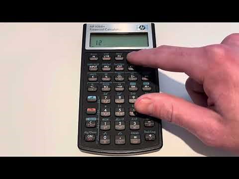 How to use a HP 10bII+ Financial Calculator | Time Value of Money