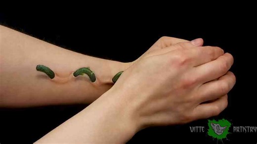 3D Body Paint Illusion – Pretty Rose Makeup Tutorial