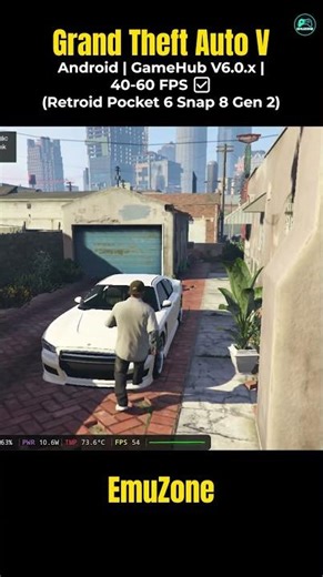 GTA V on Android 2026! GameHub V6.0.x | 60FPS | Retroid Pocket 6 Snapdragon 8 Gen 2 #shorts