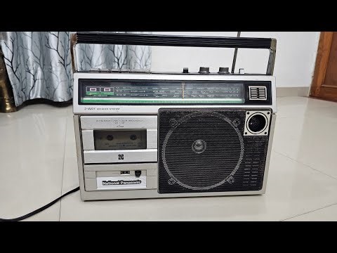 national Panasonic MW/SW1/SW2 & 3BAND RADIO CASSETTE RECORDER 90233 21435 