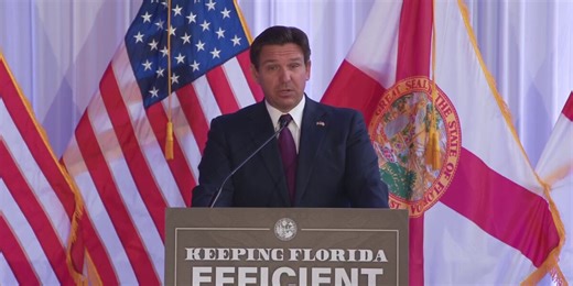 Gov. DeSantis speaks at Drag Racing Museum in Ocala