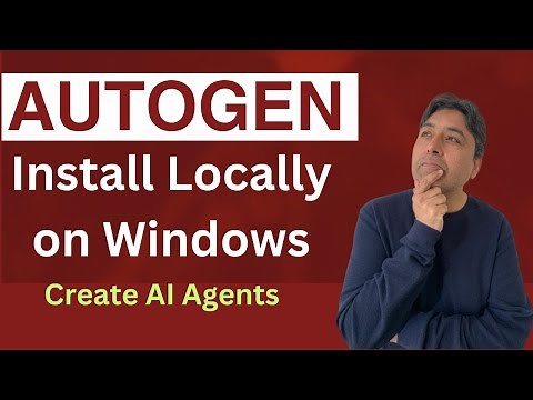 Install AutoGen on Windows Locally to Create AI Agents