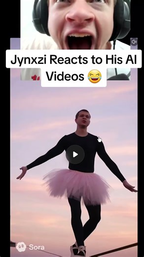 Jynxzi Reacts to His AI Videos #funny