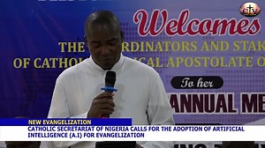 Catholic Secreteriat of Nigeria calls for the adoption of Artificial Intelligence (A.I) for Evangelization. #CatholicNews #CTV #catholictelevisionofnigeria | Catholic Television of Nigeria | Facebook