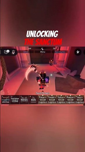 unlocking The Sanctum #roblox #fisch #gaming #shortvideo #ytshorts #games #