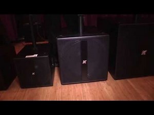 K-array KR102, 202, 402 Portable Speakers @ Full Compass Tech Expo Highlights -- December 2012