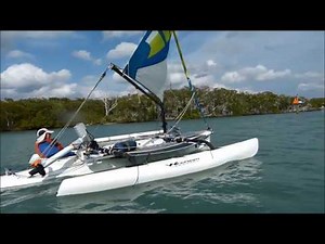 3rd of 4 videos, Everglades Challenge 2013, paddlers/sailors in ICW at Venice