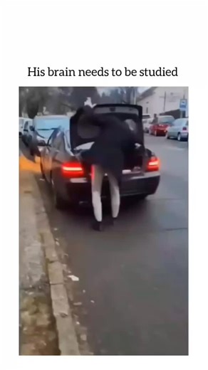 Meme Side on Instagram: "The post features a short video of a man in wintery conditions using a handheld flame to melt ice buildup around his car's tires, aiding parallel parking by improving traction, captioned "Bro is a genius" for its quirky ingenuity. Posted by @TheCleanCarClub , a car trends account, it exploded to 196,000 views and 1,000 likes within hours, drawing amused replies like laughing emojis that amplify its viral, lighthearted vibe. While creative, the method risks burns, tire da