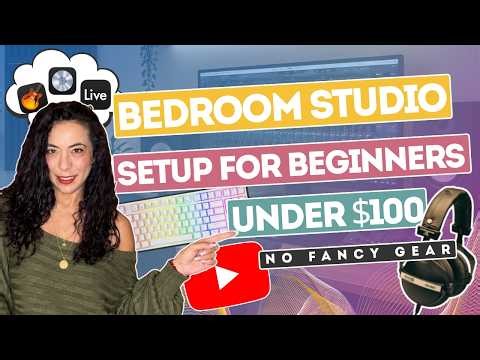 Bedroom Studio Setup for Beginners Under $100 | No Fancy Gear