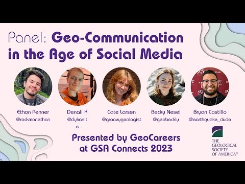 Geo-Communication in the Age of Social Media - Panel at GSA Connects (10/16/23)